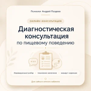 Диагностическая консультация по пищевому поведению